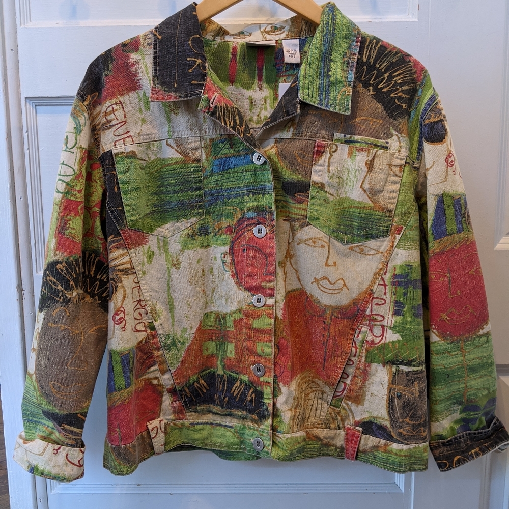 Vintage Chico graffiti jacket